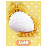 Hidesanchino yurunekonikki Fuwafuwa Keychain [3.Leo B]