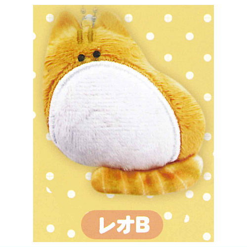 Hidesanchino yurunekonikki Fuwafuwa Keychain [3.Leo B]