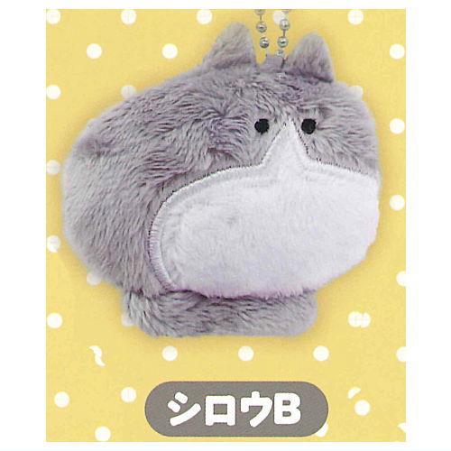 Hidesanchino yurunekonikki Fuwafuwa Keychain [4.Shirou B]