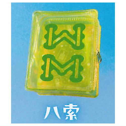 Cute mahjong mahjong tile Clear Pouch [5.Pa-so-]