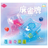 Cute mahjong mahjong tile Clear Pouch [All 5 type set(Full Complete)]