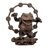 ART IN GASHAPON Frog Fujin Raijin Statue [2.Frog Raijin Statue (Wooden)]