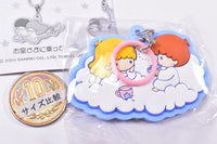 Little Twin Stars Retro Moon Mejirushi Rubber Charm [2.Teatime]