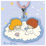 Little Twin Stars Retro Moon Mejirushi Rubber Charm [2.Teatime]