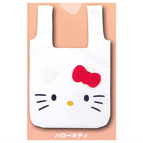 Sanrio Characters Mini Tote Collection [4.Hello Kitty ]