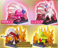 Pokemon Diorama Collect Fairy & Rock type [All 4 type set(Full Complete)]