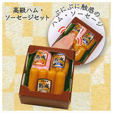 Miniature Ochugen Gift mascot Part.6 [4.High-grade ham and sausage set]