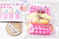 Sanrio Characters Towel hanger style charm [3.Pompompurin]