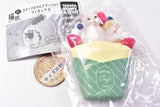 Felissimo Nekobu Sweets Nyanko Cushion Figure [1.Crepe (white)]