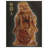 The Beauty of Buddha Statues Natural Wood Carving [2.Hotei A]