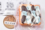 Wave Toast Miniature Collection Ball Chain [3.Nikkori Chocolate Mint]