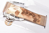 Chinese landscape painting Hanging scroll keychain [5.Ku-ronbakufuzu Anhui Provincial Museum]