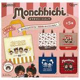 Monchhichi Odekake Tote Bag [All 5 type set(Full Complete)]