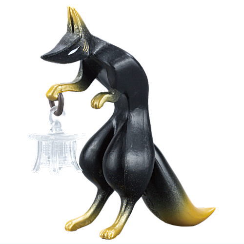 Dennou Daiku Akari fox [4.Black x Gold (Lantern)]
