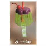 Jun-Kissa Retro Purin Clear wind bell mascot [3.Uji kintoki]