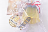 Jun-Kissa Retro Purin Clear wind bell mascot [4.Kuromame kinako]