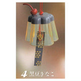 Jun-Kissa Retro Purin Clear wind bell mascot [4.Kuromame kinako]