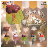 Jun-Kissa Retro Purin Clear wind bell mascot [All 5 type set(Full Complete)]