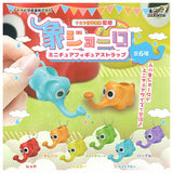 Elephant Joro Miniature Figure Strap [All 6 type set(Full Complete)]
