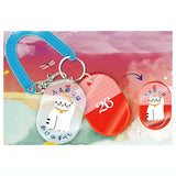 Sauna Suki- Layered Acrylic Key Ring [1.Cat]