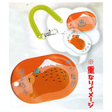 Sauna Suki- Layered Acrylic Key Ring [5.Capybara]