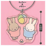 miffy acrylic wire keychain [3.Miffy & Melanie]
