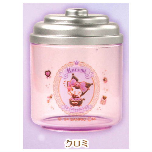Sanrio Characters Glow! Candy jar accessory case [4.Kuromi]