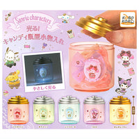 Sanrio Characters Glow! Candy jar accessory case [All 5 type set(Full Complete)]