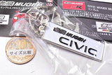 MUGEN Car Emblem Metal Keychain Collection [6.CIVIC MUGEN(FL1)PR logo]