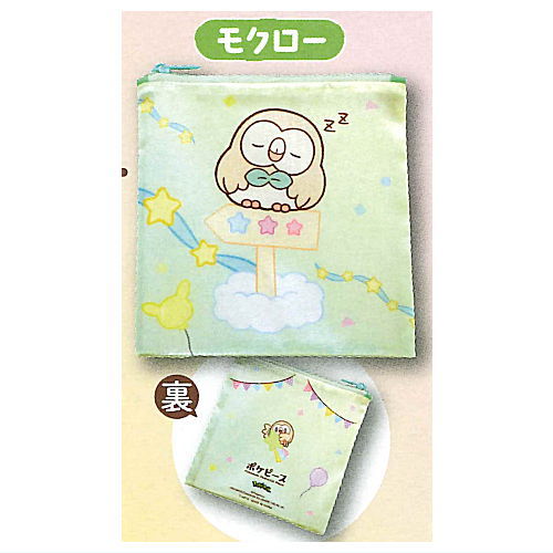 Pokepiece Square Pouch [5.Rowlet]