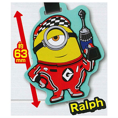 Despicable Me 4 Large Mejirushi Rubber Tag [3.Ralph]