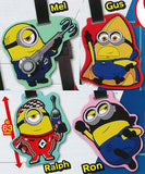 Despicable Me 4 Large Mejirushi Rubber Tag [All 4 type set(Full Complete)]