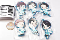 Deformed Rubber! Haikyu!! Aoba Johsai High School Keychain [All 6 type set(Full Complete)]