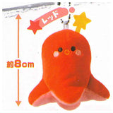 Ulnui Takosan wiener baby Stuffed toy Ball Chain [1.Red]