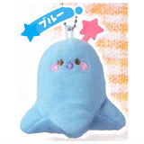 Ulnui Takosan wiener baby Stuffed toy Ball Chain [2.Blue]
