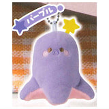Ulnui Takosan wiener baby Stuffed toy Ball Chain [4.Purple]