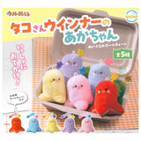 Ulnui Takosan wiener baby Stuffed toy Ball Chain [All 5 type set(Full Complete)]