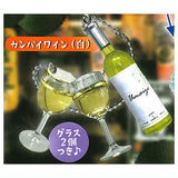 Nondakure Yokocho keychain Chidoriashi [5.Kampai Wine]