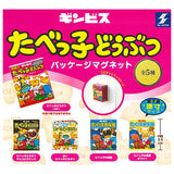 GINBIS Tabekko Animal Package Magnet [All 5 type set(Full Complete)]