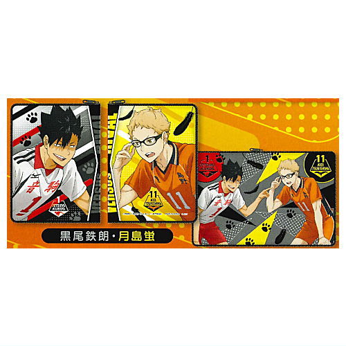 Double Visual Pouch Haikyu!! VS Rival [3.Tetsuro Kuroo and Kei Tsukishima]