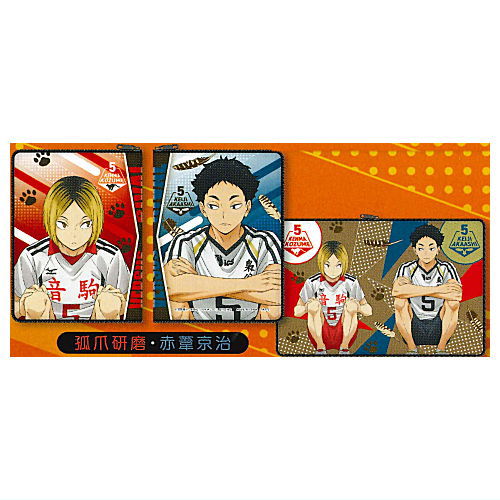 Double Visual Pouch Haikyu!! VS Rival [4.Kenma Kozume and Keiji Akaashi]