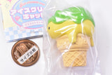 Ice Cream Cat Mascot Figure [4.Lemon Ice Cream x Melon Sauce]