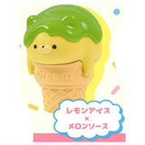 Ice Cream Cat Mascot Figure [4.Lemon Ice Cream x Melon Sauce]