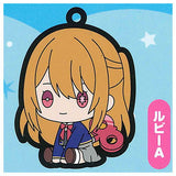 Oshi no Ko petattonejimaki rubber strap  [3.Ruby A]