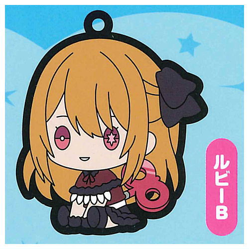 Oshi no Ko petattonejimaki rubber strap  [4.Ruby B]