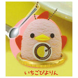Piyorin x Curry House CoCo Ichibanya Miniature Mascot [2.Strawberry Piyorin]