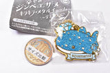 Happy whale shark Kirakira Metal Charm Jewel Color [2.Aquamarine: intelligence]