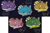 Happy whale shark Kirakira Metal Charm Jewel Color [All 5 type set(Full Complete)]