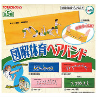 Illustration Physical Education Hair band [All 5 type set(Full Complete)]