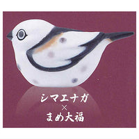 Wagashi bird Mascot Figure [3.Shimaenaga x Mame Daifuku]